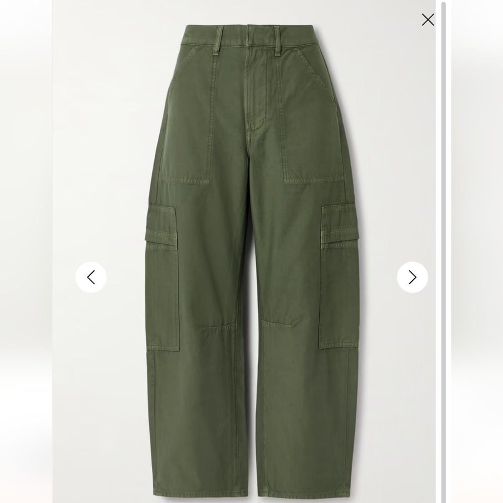 NWT - CITIZENS OF HUMANITY Marcelle cotton tapered cargo pants - Size 23